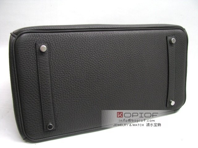 エルメス バーキン35 トゴ グラファイト(金具:シルバー) her468